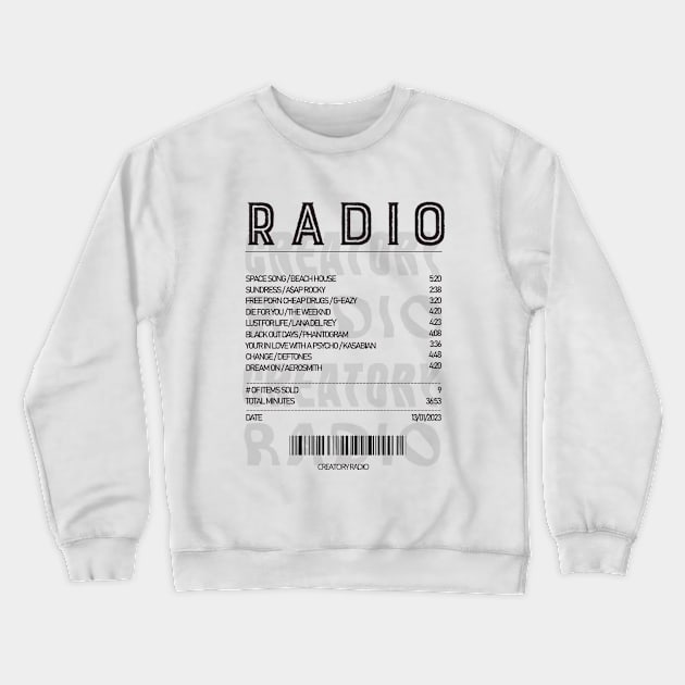 Radio Creatory Crewneck Sweatshirt by Mammoths